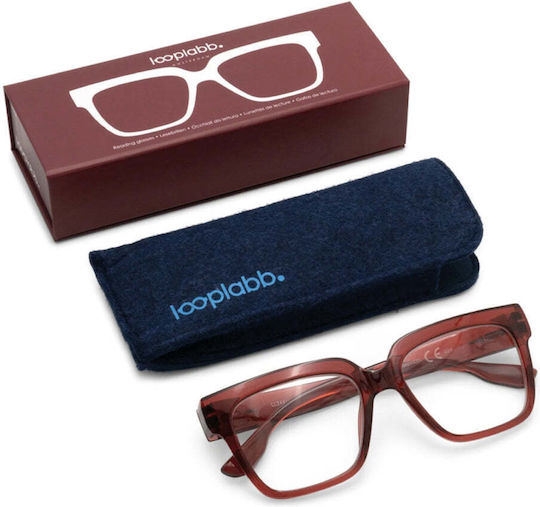 Looplabb Oчила За Четене +2.00 В Бордо Цвят