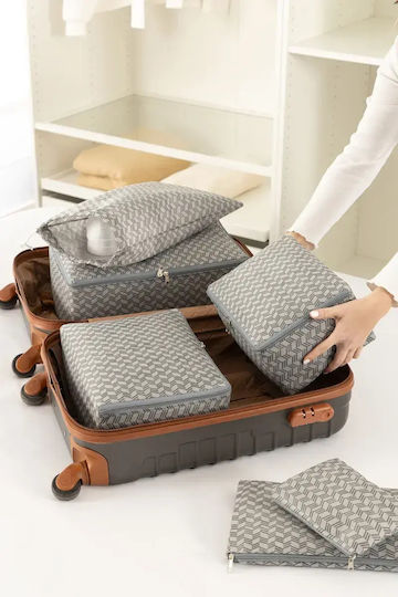 SteweHome Gepäckzubehör Organizer-Koffer Reise 6 Stück Polyester 25x40 cm