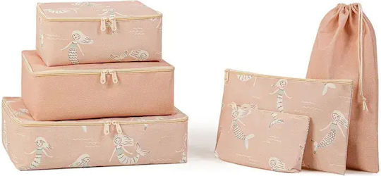 Stewehome Set 6 Stücke Gepäckzubehör Organizer-Koffer Dinosaurier Muster Reise