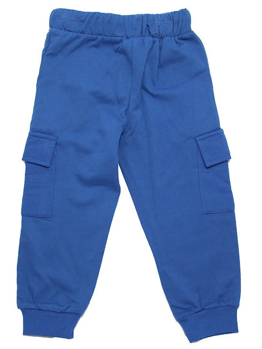 Kids Sweatpants With Jacket With Top Blue