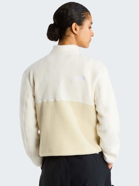 Yumiori 1/4 Дамска Блуза Sherpa с Цип Desert Stone/wh