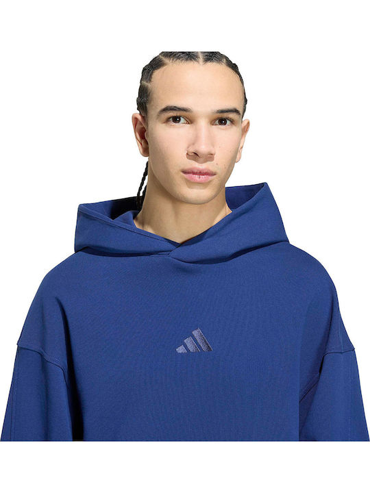Sportswear Φούτερ με Κουκούλα Μπλε