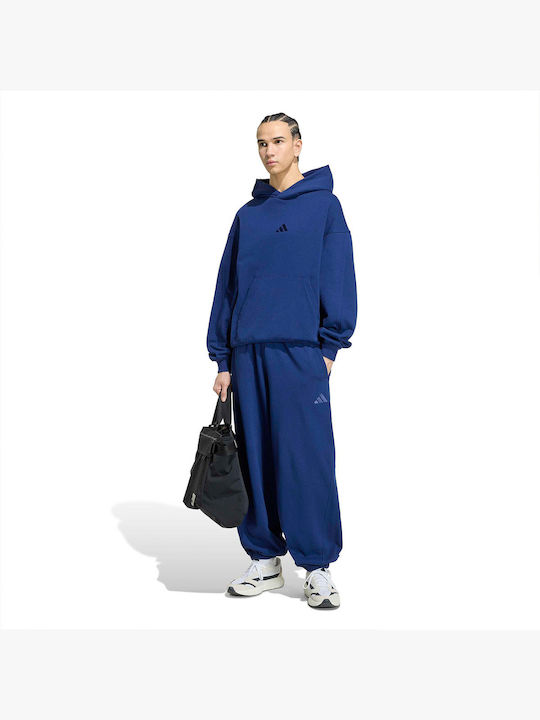 Sportswear Φούτερ με Κουκούλα Μπλε