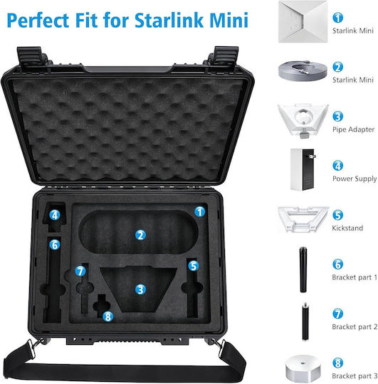 Starlink Geantă de transport neagră pentru drone