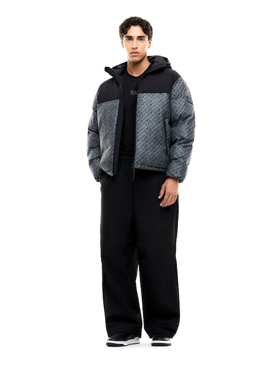 Winter Puffer Jacket Charcoal-Black