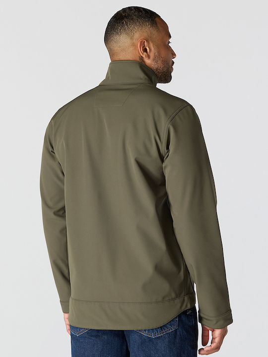 Winter Jacket Softshell Waterproof and Windproof Moss