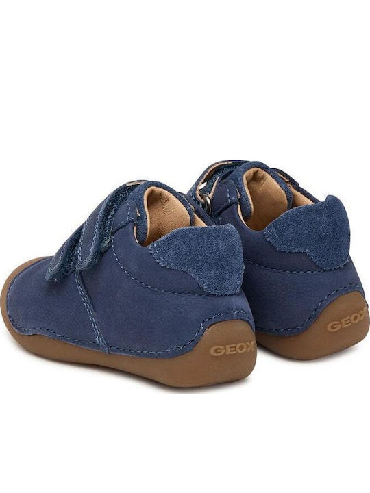 B Tutim Kids Sneakers Anatomic with Hoop & Loop Closure Blue