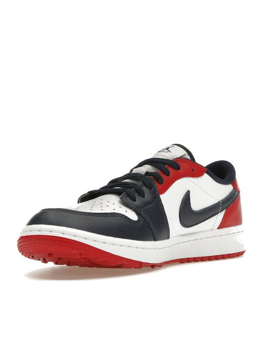 Air  1 Retro Low Golf Pantofi Sport Pentru Bărbați Golf Albi