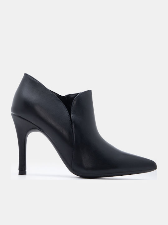 Women's Ankle Boots with High Heel Black