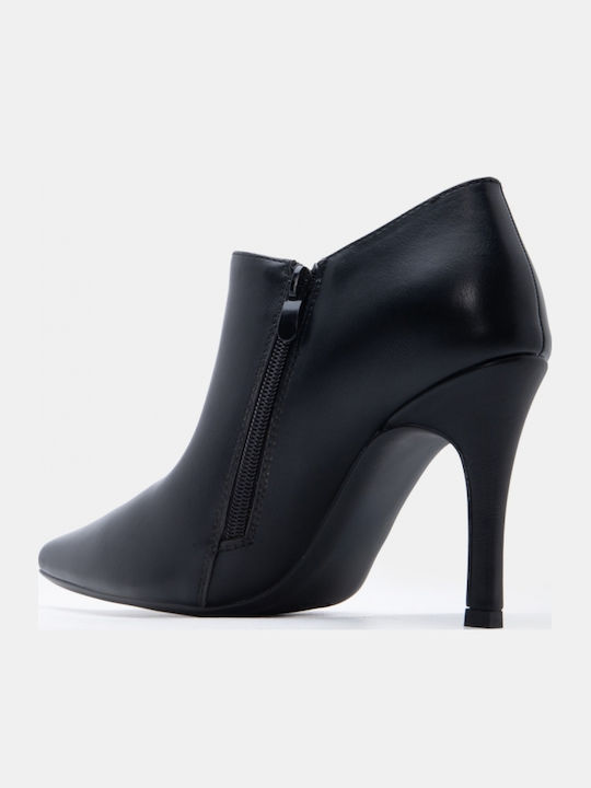 Women's Ankle Boots with High Heel Black
