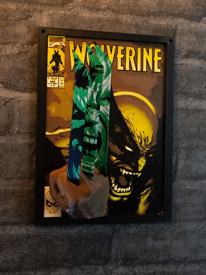 Wolverine Vs Hulk 3d Κάδρο Fan Art
