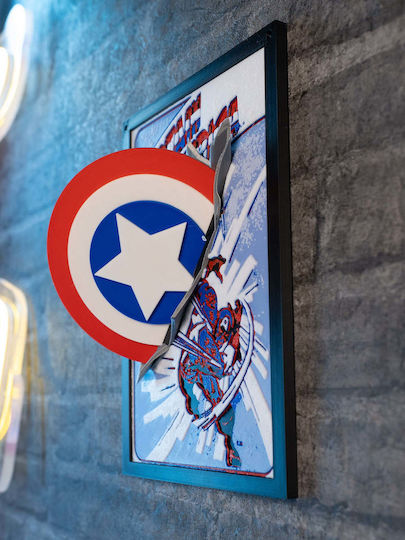 Captain America 3d Κάδρο Fan Art