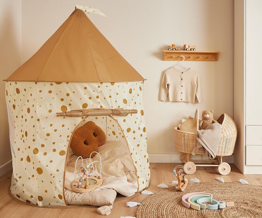 Bieco Play Tent Castle Pop Up Brown