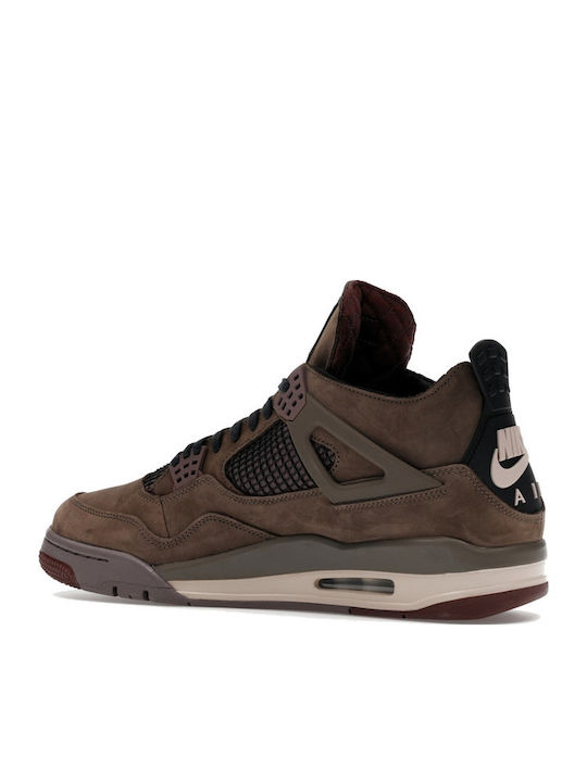 Air  4 Retro Sneakers Dark Mocha
