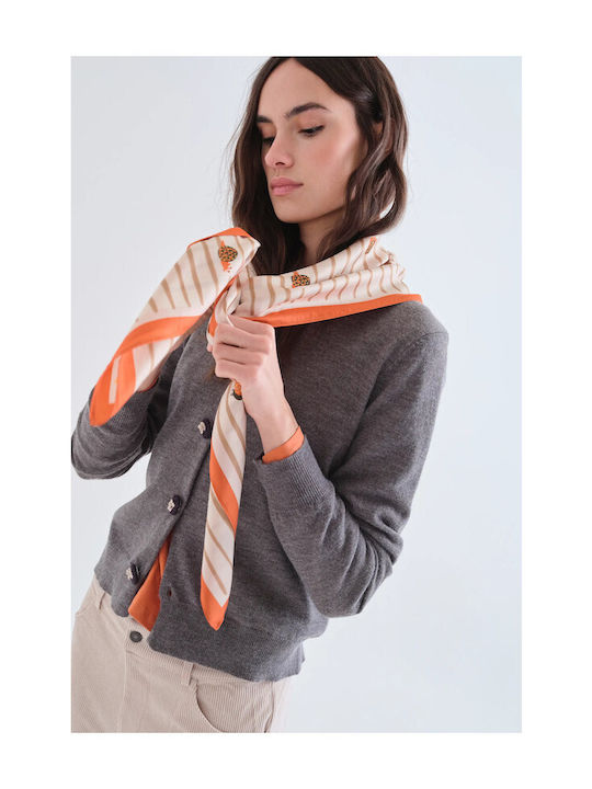 Damen Strickjacke Mit Knöpfen Graue