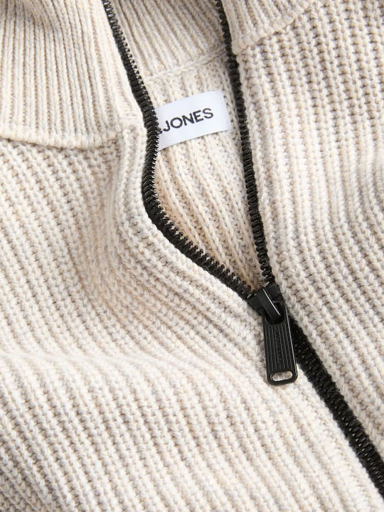 Women's Knitted Cardigan with Zipper Moonbeam