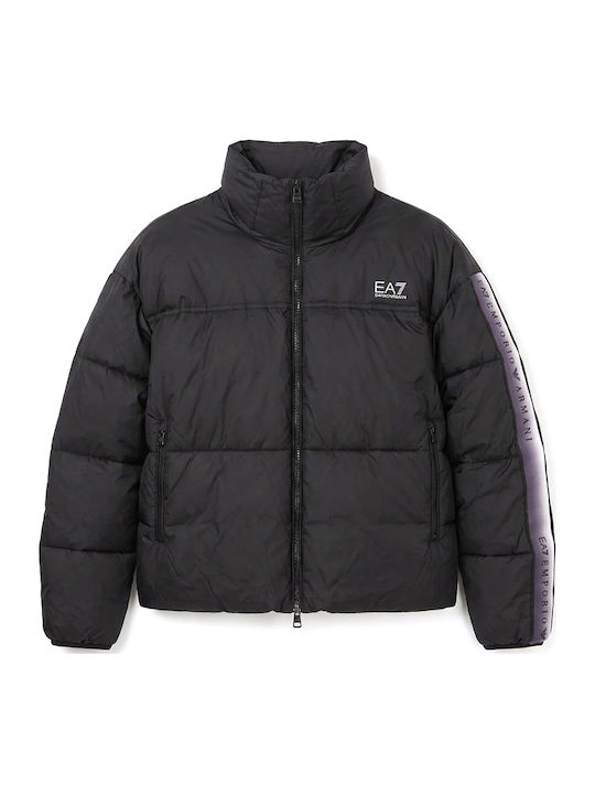 Women's Puffer Jacket for Winter Black