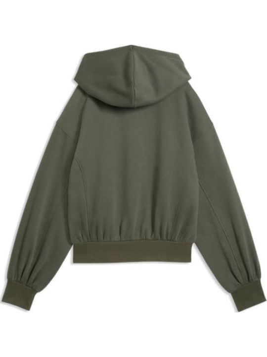 Her Women's Hooded Sweatshirt Khaki