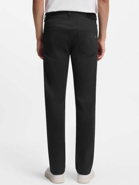 Pantaloni de blugi pentru bărbați Slim Straight Fit Negri