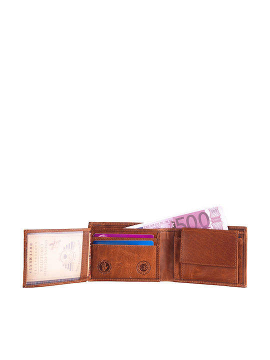 Portofel bărbătesc din piele maro