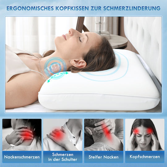 HomCom Memory-Schaum Kopfkissen 60x40cm