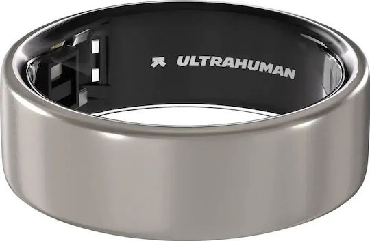 Ultrahuman Air Intelligente Ringe 18.8mm Wasserdicht mit Herzfrequenzsensor Rohes Titan