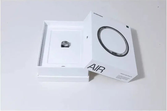 Ultrahuman Air Intelligente Ringe 19.9mm Wasserdicht mit Herzfrequenzsensor Raw Titanium