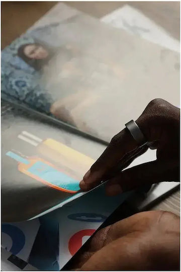 Ultrahuman Air Smart Ring 21.5mm Waterproof cu Pulgraf Raw Titanium