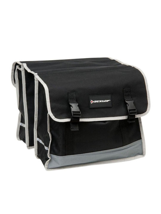 Dunlop Dunlop Fahrrad Rack Bag Doppelter 26lt Schwarze
