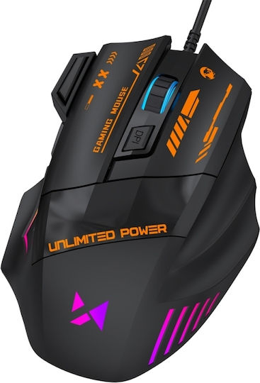 Wozinsky WMGK-1179W RGB Gaming Maus 7200 DPI Schwarz