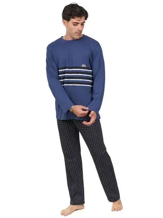 Billy Summer Men's Pyjamas Blue Indigo