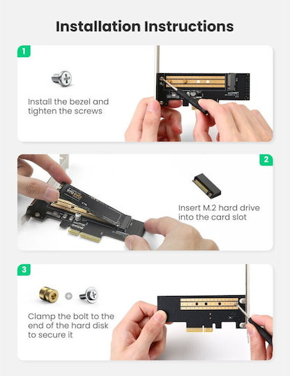 Ugreen Карта PCIe Към 1 Порт M.2