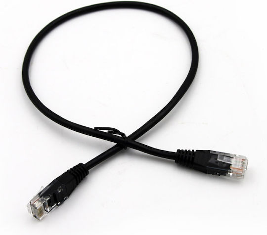 Adeleq U/UTP Cat.5e Netzwerkkabel Ethernet 0.5m Schwarzes