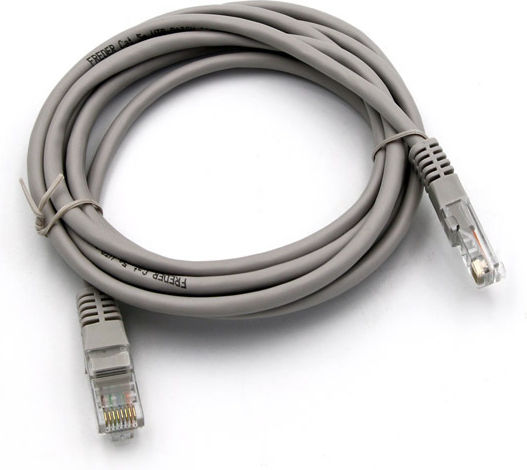 Adeleq U/UTP Cat.5e Ethernet Network Cable 2m Gray