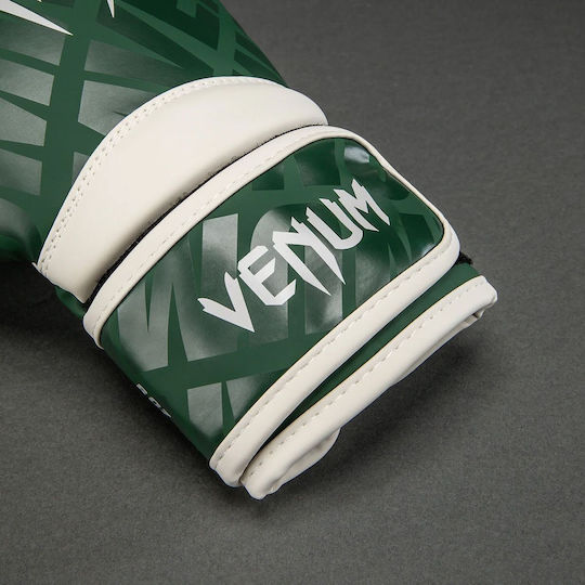 Venum Kids Boxing Gloves from Synthetic Leather for Competition Green