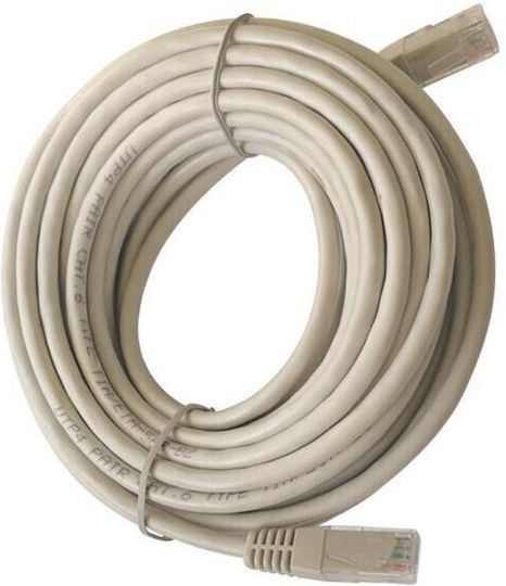 Eurolamp U/UTP Cat.6e (High Speed) Καλώδιο Δικτύου Ethernet 10m Γκρι