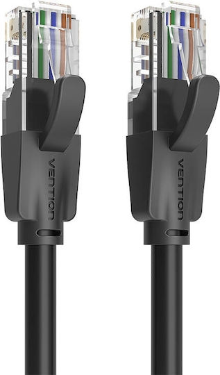 Vention U/UTP Кат.6 (Gigabit) Мрежови Кабел Ethernet 35m Черен