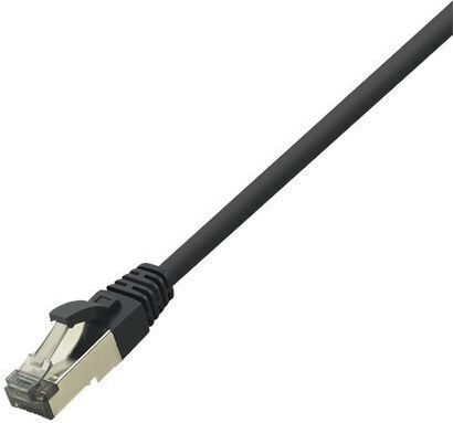 LogiLink S/FTP Кат.8.1 Мрежов Кабел Ethernet 0.5м Черен