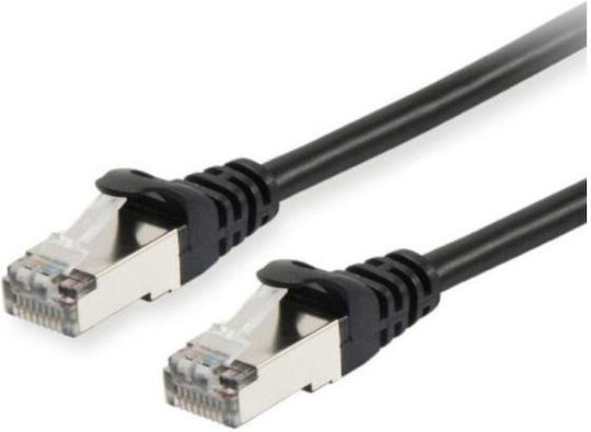 Equip S/FTP Kat.6a (Gigabit) Netzwerkkabel Ethernet 3m Schwarzes
