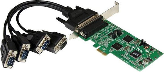 StarTech PCIe Карта с 4 Порта RS232 DB9 Сериен