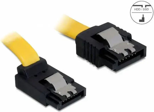 DeLock DeLock Festplattenkabel 7-Pin SATA III - 7-Pin SATA III Länge 30cm Gelbe