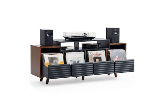 NorStone Oslo 1600 Мебел Hi-Fi Черна