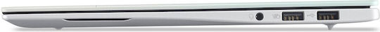 Acer Swift Edge 14 Ai 14" OLED 120Hz (Ultra 7-355/16GB/512GB SSD/W11 Home) Калцитно бяло (US Keyboard)