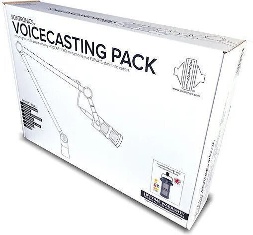 Sontronics Voicecasting Pack Μικρόφωνο XLR / USB Shock Mounted σε Πράσινο Χρώμα