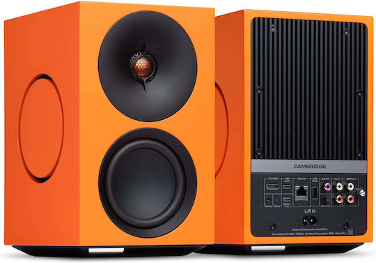 Cambridge Audio L/R M Aktive Lautsprecher mit Bluetooth 300W Paar Orange