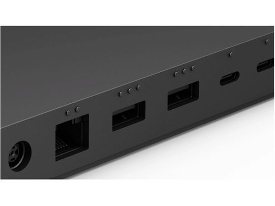Microsoft Surface Dock Thunderbolt 4 Докинг станция с 4K Ethernet и свързване 2 монитора Черен