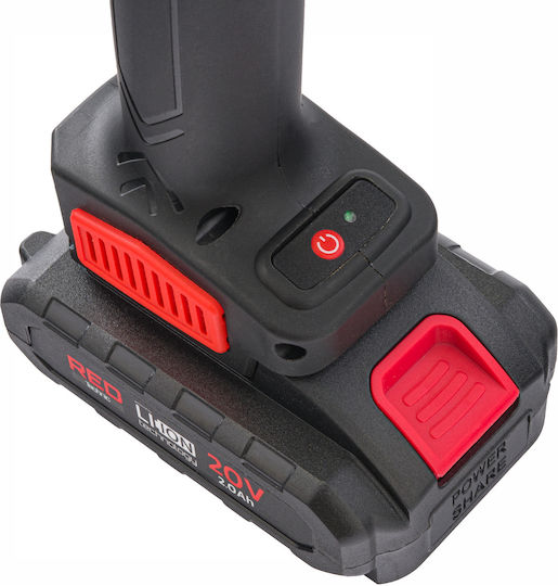 Red Technic Baumschere Batterie 20V 2x2Ah/2Ah mit Maximalem Schnittdurchmesser 30mm im Transportkoffer