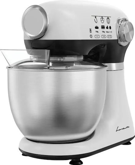 Fram Mixer Planetar 1000W cu Bol Din Inox 5lt Albă