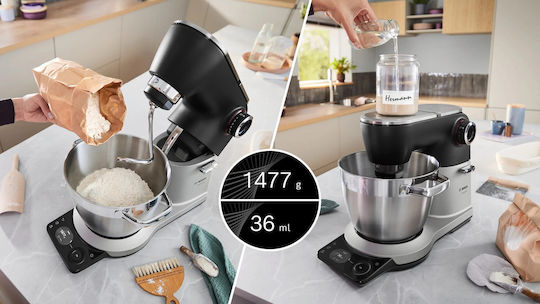 Bosch Bosch Küchenmaschine 1800W mit Rostfreien Schüssel 6lt Inox