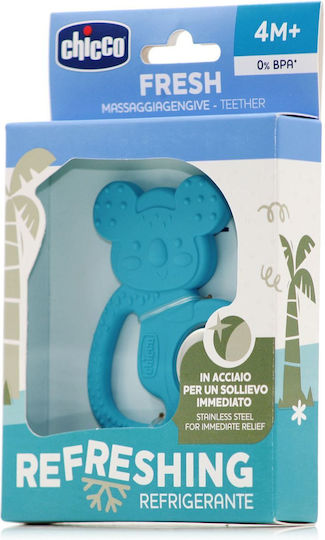 Chicco Koala Blue Teething Ring BPA Free made of Silicone for 4 m+